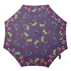 Background-butterfly Purple Hook Handle Umbrellas (small) by nate14shop