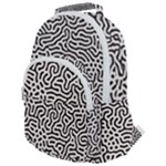 Animal-seamless-vector-pattern-of-dog-kannaa Rounded Multi Pocket Backpack