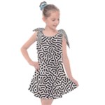 Animal-seamless-vector-pattern-of-dog-kannaa Kids  Tie Up Tunic Dress
