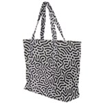 Animal-seamless-vector-pattern-of-dog-kannaa Zip Up Canvas Bag
