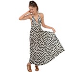 Animal-seamless-vector-pattern-of-dog-kannaa Backless Maxi Beach Dress