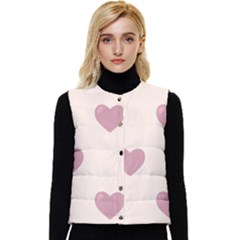 Pattern-004 Women s Short Button Up Puffer Vest