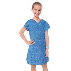 Jeans Blue  Kids  Drop Waist Dress by artworkshop