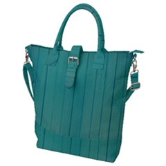 Green Surface  Buckle Top Tote Bag by artworkshop