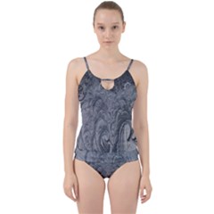 Ice Frost Crystals Cut Out Top Tankini Set by artworkshop