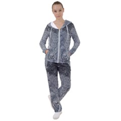 Ice Frost Crystals Women s Tracksuit by artworkshop