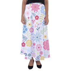 Graphic Art Flared Maxi Skirt by nate14shop