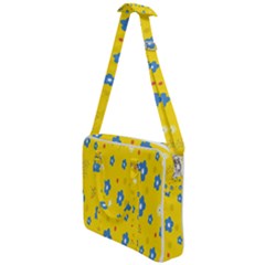 Floral Yellow Cross Body Office Bag