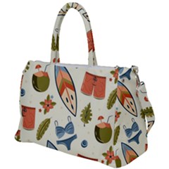 Seamless Pattern Duffel Travel Bag by nate14shop