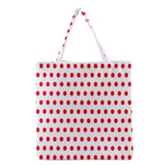 Abstract-polkadot 02 Grocery Tote Bag by nate14shop