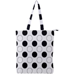 Abstract-polkadot 03 Double Zip Up Tote Bag by nate14shop