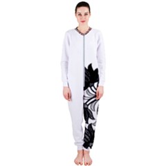 Im Fourth Dimension Black White 6 Onepiece Jumpsuit (ladies) by imanmulyana