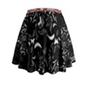 IM Fourth Dimension Black White 6 Mini Flare Skirt View2