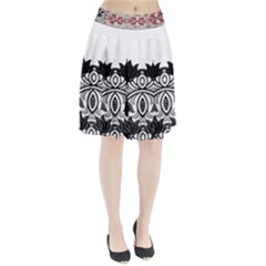 Im Fourth Dimension Black White 6 Pleated Skirt by imanmulyana