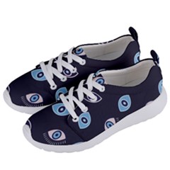 Eyes Evil Eye Blue Pattern Design Women s Lightweight Sports Shoes by artworkshop