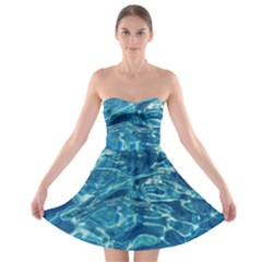 Surface Abstract  Strapless Bra Top Dress by artworkshop