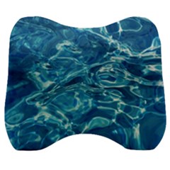 Surface Abstract  Velour Head Support Cushion by artworkshop