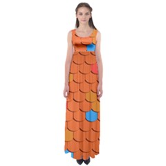 Phone Wallpaper Roof Roofing Tiles Roof Tiles Empire Waist Maxi Dress by artworkshop