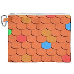 Phone Wallpaper Roof Roofing Tiles Roof Tiles Canvas Cosmetic Bag (xxl) by artworkshop