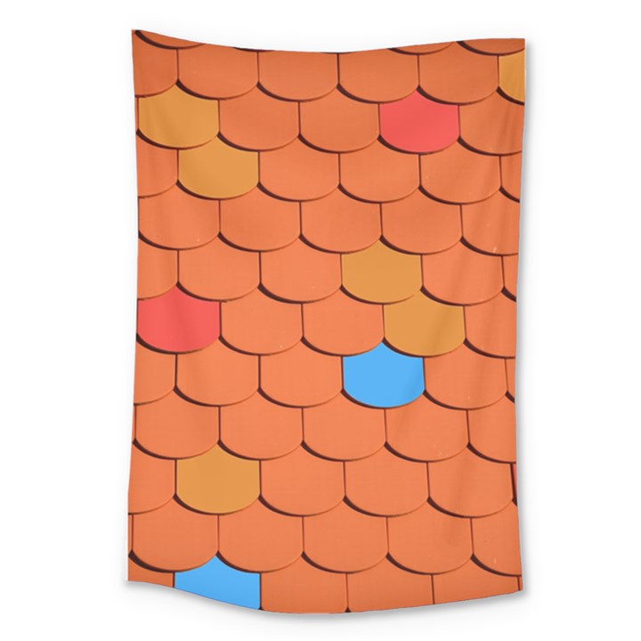 Phone Wallpaper Roof Roofing Tiles Roof Tiles Large Tapestry