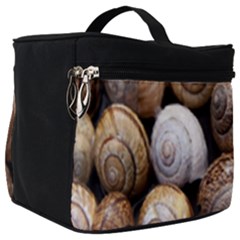 Snail Shells Pattern Arianta Arbustorum Make Up Travel Bag (big) by artworkshop