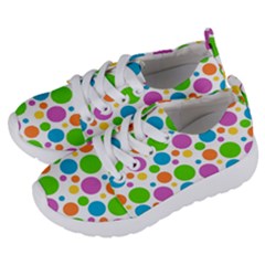 Polka-dot-callor Kids  Lightweight Sports Shoes by nate14shop