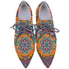 Mandala Spirit Pointed Oxford Shoes by zappwaits