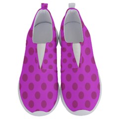 Polka-dots-purple No Lace Lightweight Shoes by nate14shop