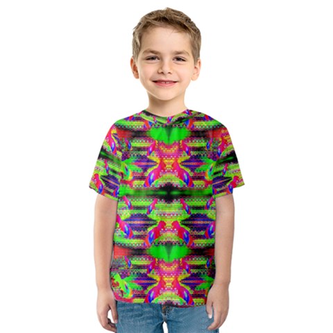 Lb Dino Kids  Sport Mesh Tee by Thespacecampers