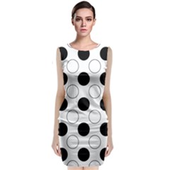 Abstract-polkadot 03 Classic Sleeveless Midi Dress by nate14shop