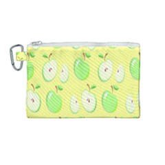 Apples Canvas Cosmetic Bag (medium)