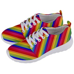 Rainbow-lines Men s Lightweight Sports Shoes by nate14shop