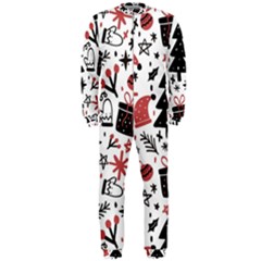 Christmas Tree-background-jawelry Bel,gift Onepiece Jumpsuit (men) by nate14shop