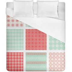 Christmas Greeting Card Design Duvet Cover (california King Size) by nate14shop