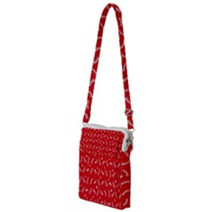 Christmas Pattern,love Red Multi Function Travel Bag by nate14shop