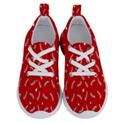 Christmas Pattern,love Red Running Shoes by nate14shop