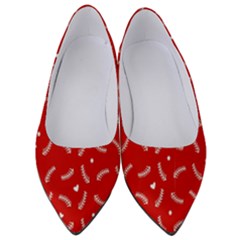 Christmas Pattern,love Red Women s Low Heels by nate14shop