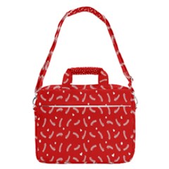 Christmas Pattern,love Red Macbook Pro 16  Shoulder Laptop Bag by nate14shop