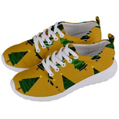 Christmas Tree,yellow Men s Lightweight Sports Shoes by nate14shop