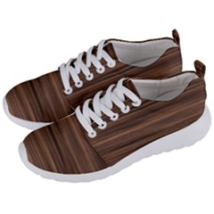 Texture Wood,dark Men s Lightweight Sports Shoes by nate14shop