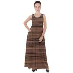 Texture Wood,dark Empire Waist Velour Maxi Dress by nate14shop