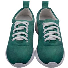 Dark Green Abstract Kids Athletic Shoes by nateshop