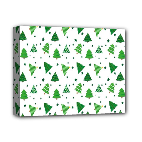 Christmas-trees Deluxe Canvas 14  X 11  (stretched) by nateshop