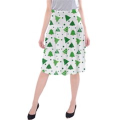 Christmas-trees Midi Beach Skirt by nateshop