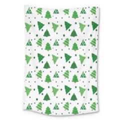 Christmas-trees Large Tapestry by nateshop