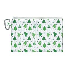 Christmas-trees Canvas Cosmetic Bag (large) by nateshop