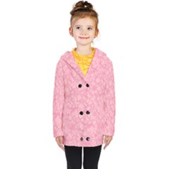 Pink Kids  Double Breasted Button Coat by nateshop