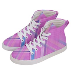 Background Abstrac Pink Women s Hi-top Skate Sneakers by nateshop