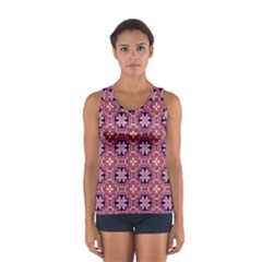 Abstract-background-motif Sport Tank Top  by nateshop