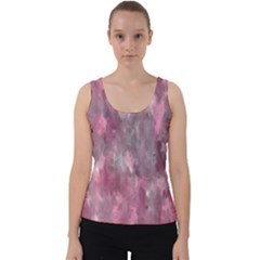 Abstract-pink Velvet Tank Top by nateshop